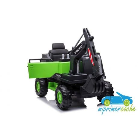 Excavadora Eléctrica Para Niños Volvo 12V 2.4G