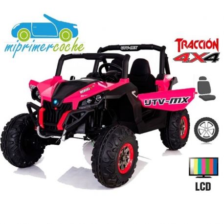 TODOTERRENO ELÉCTRICO INFANTIL BUGGY UTV MP4 24V 2 PLAZAS