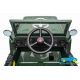 Camión Eléctrico Infantil Jeep Willys Army EE.UU Verde Claro 4X4 12V 2.4G