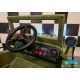 Camión Eléctrico Infantil Jeep Willys Army EE.UU Verde Claro 4X4 12V 2.4G