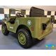 Camión Eléctrico Infantil Jeep Willys Army EE.UU Verde Claro 4X4 12V 2.4G