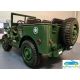 Coche Eléctrico Infantil Verde Jeep Willys Army EE.UU 4X4 12V 3 Asientos 2.4G