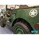 Coche Eléctrico Infantil Verde Jeep Willys Army EE.UU 4X4 12V 3 Asientos 2.4G