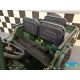 Coche Eléctrico Infantil Verde Jeep Willys Army EE.UU 4X4 12V 3 Asientos 2.4G