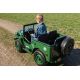 Coche Eléctrico Infantil Verde Jeep Willys Army EE.UU 4X4 12V 3 Asientos 2.4G
