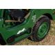 Coche Eléctrico Infantil Verde Jeep Willys Army EE.UU 4X4 12V 3 Asientos 2.4G