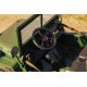 Coche Eléctrico Infantil Verde Jeep Willys Army EE.UU 4X4 12V 3 Asientos 2.4G