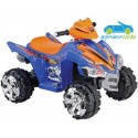 Quads Eléctrico para Niños MI PRIMER COCHE 12V color azul-naranja