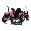 Tractor Eléctrico para Niños FASTRAC 12v 2.4G con remolque