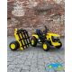 Tractor Eléctrico para Niños FASTRAC 12v 2.4G con remolque