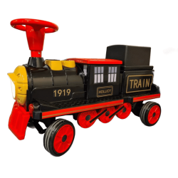 Tren eléctrico infantil 12V con batería recargable y vagones desmontables