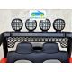 Coche Electrico Infantil MONSTER JEEP 4X4 NEGRO METALIZADO 2 PLAZAS