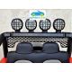 Coche Electrico Infantil MONSTER JEEP 4X4 NEGRO METALIZADO 2 PLAZAS