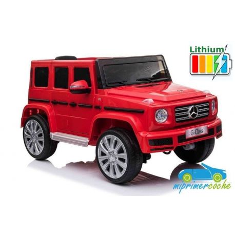 Coche eléctrico para niños MERCEDES G500 12V 2.4G Batería Litio
