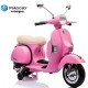 Moto Eléctrica para niños VESPA PIAGGIO 12V color rosa