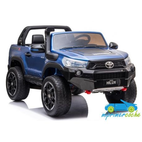 Coche Eléctrico Infantil Toyota Hilux Rugged X 4X4 12V 2 plazas mando 2.4G