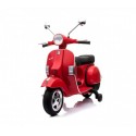Moto Eléctrica para niños VESPA PIAGGIO 12V color rojo