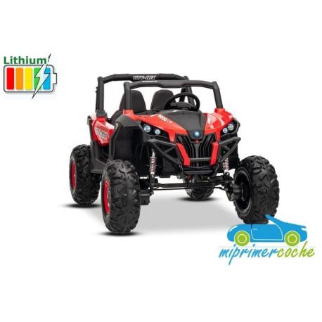 TODOTERRENO ELÉCTRICO INFANTIL BUGGY UTV-MX 24V 4X4 2 PLAZAS BATERÍA LITIO 