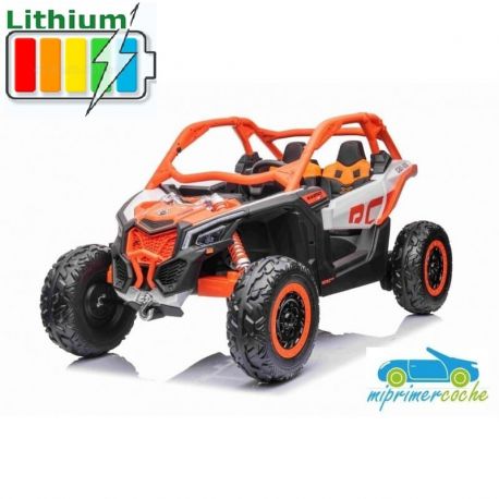 TODOTERRENO ELÉCTRICO INFANTIL BUGGY CAN-AM MAVERICK 4X4 12V 2 PLAZAS