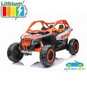 TODOTERRENO ELÉCTRICO INFANTIL BUGGY CAN-AM MAVERICK 24V 4x4 2 PLAZAS BATERÍA LITIO 
