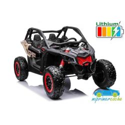 TODOTERRENO ELÉCTRICO INFANTIL BUGGY CAN-AM MAVERICK 24V 4x4 2 PLAZAS BATERÍA LITIO 
