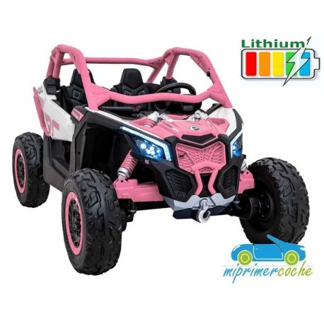 TODOTERRENO ELÉCTRICO INFANTIL BUGGY CAN-AM MAVERICK 4X4 12V 2 PLAZAS