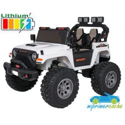 TODOTERRENO SPORT EXTREMO 24V 2 PLAZAS 4X4 MANDO 2.4G TAMAÑO VARIABLE BATERÍA LITIO