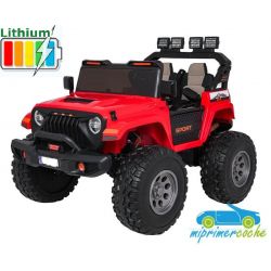 TODOTERRENO SPORT EXTREMO 24V 2 PLAZAS 4X4 MANDO 2.4G TAMAÑO VARIABLE BATERÍA LITIO