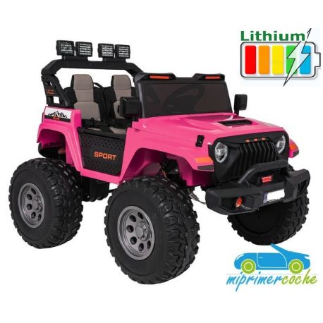 TODOTERRENO SPORT EXTREMO 24V 2 PLAZAS 4X4 MANDO 2.4G TAMAÑO VARIABLE