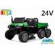 Todoterreno Eléctrico Infantil Rider XL 24V 4X6 Batería litio Volquete Trasero 2.4G 4x4
