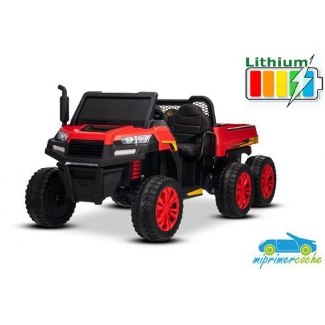 Todoterreno Eléctrico Infantil Rider XL 24V 4X6 Batería litio Volquete Trasero 2.4G 4x4