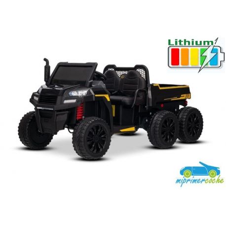 Todoterreno Eléctrico Infantil Rider XL 24V 4X6 Batería litio Volquete Trasero 2.4G 4x4