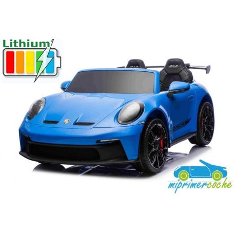 Coche eléctrico para niños PORSCHE 911 GT3 24V 4x4 2 PLAZAS BATERÍA LITIO