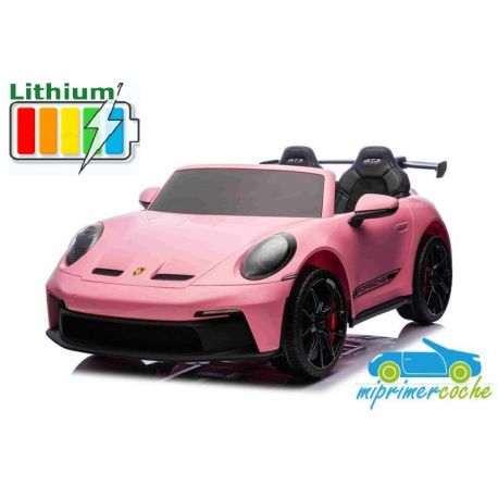 Coche eléctrico para niños PORSCHE 911 GT3 24V 4x4 2 PLAZAS BATERÍA LITIO