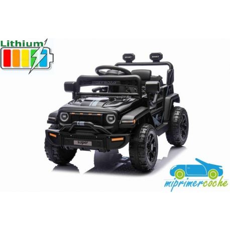 Todoterreno Eléctrico Para Niños OFFROAD SUPER 12V Mando 2.4G Batería Litio