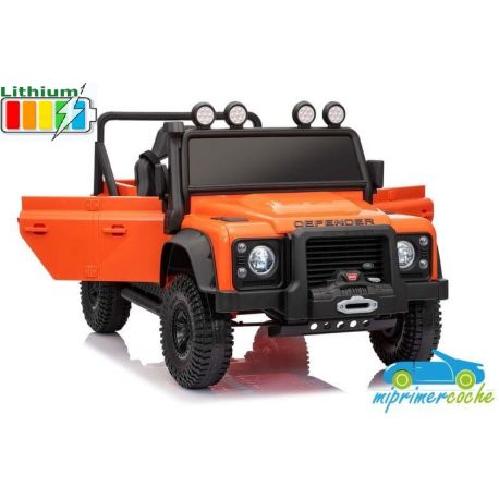 Todoterreno Eléctrico Infantil LAND ROVER DEFENDER SVX 4X4 12V Mando 2.4G Batería Litio