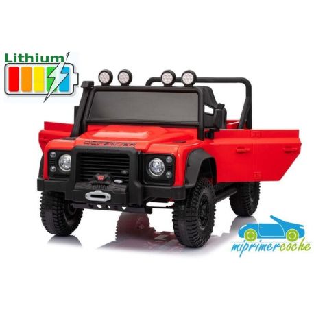 Todoterreno Eléctrico Infantil LAND ROVER DEFENDER SVX 4X4 12V Mando 2.4G Batería Litio