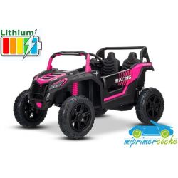 Coche Eléctrico Para Niños BUGGY UTV XXL 24V 2 PLAZAS Batería Litio Pedal de freno