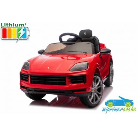 Coche Eléctrico Para Niños PORSCHE CAYENNE 12V Mando 2.4G Batería Litio