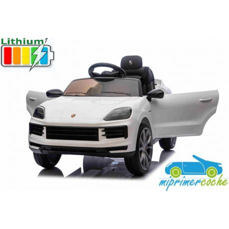 Coche Eléctrico Para Niños PORSCHE CAYENNE 12V Mando 2.4G Batería Litio