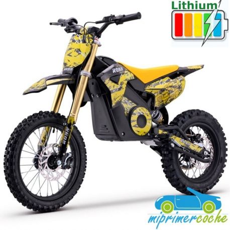 Pit Bike eléctrica para niños E903 XL 48V 1800W 14/12'' Batería Litio