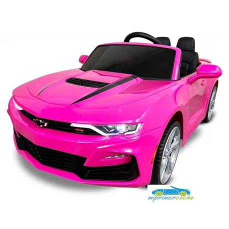 Coche Eléctrico Infantil Chevrolet Camaro 12v 2.4G Rosa