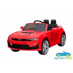 Coche Eléctrico Infantil Chevrolet Camaro 12v 2.4G Rojo