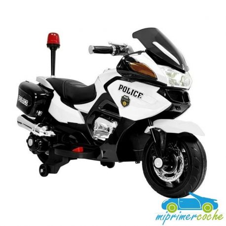 Moto Eléctrica para niños POLICÍA R118RT 24V 2 plazas