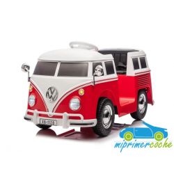 Furgoneta eléctrica para niños BÚS VOLKSWAGEN T1 CLASSIC 12v mando 2.4 G