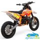 Pit Bike Minicross 50M-2 50cc 2 Tiempos para Niños | Moto de Gasolina 12''