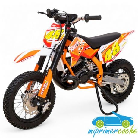 Pit Bike Minicross 50M-2 50cc 2 Tiempos para Niños | Moto de Gasolina 12''