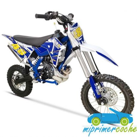 Pit Bike Minicross 50K 50cc 2 Tiempos para Niños | Moto de Gasolina 14''