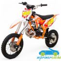 Pit Bike Minicross 50K 50cc 2 Tiempos para Niños | Moto de Gasolina 14''