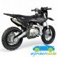 Pit bike de gasolina para niños THUNDER 90CC automático 4 tiempos 12'